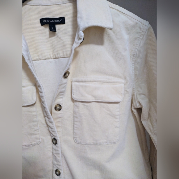 Cream Button-Up Jacket - Picture 6 of 9